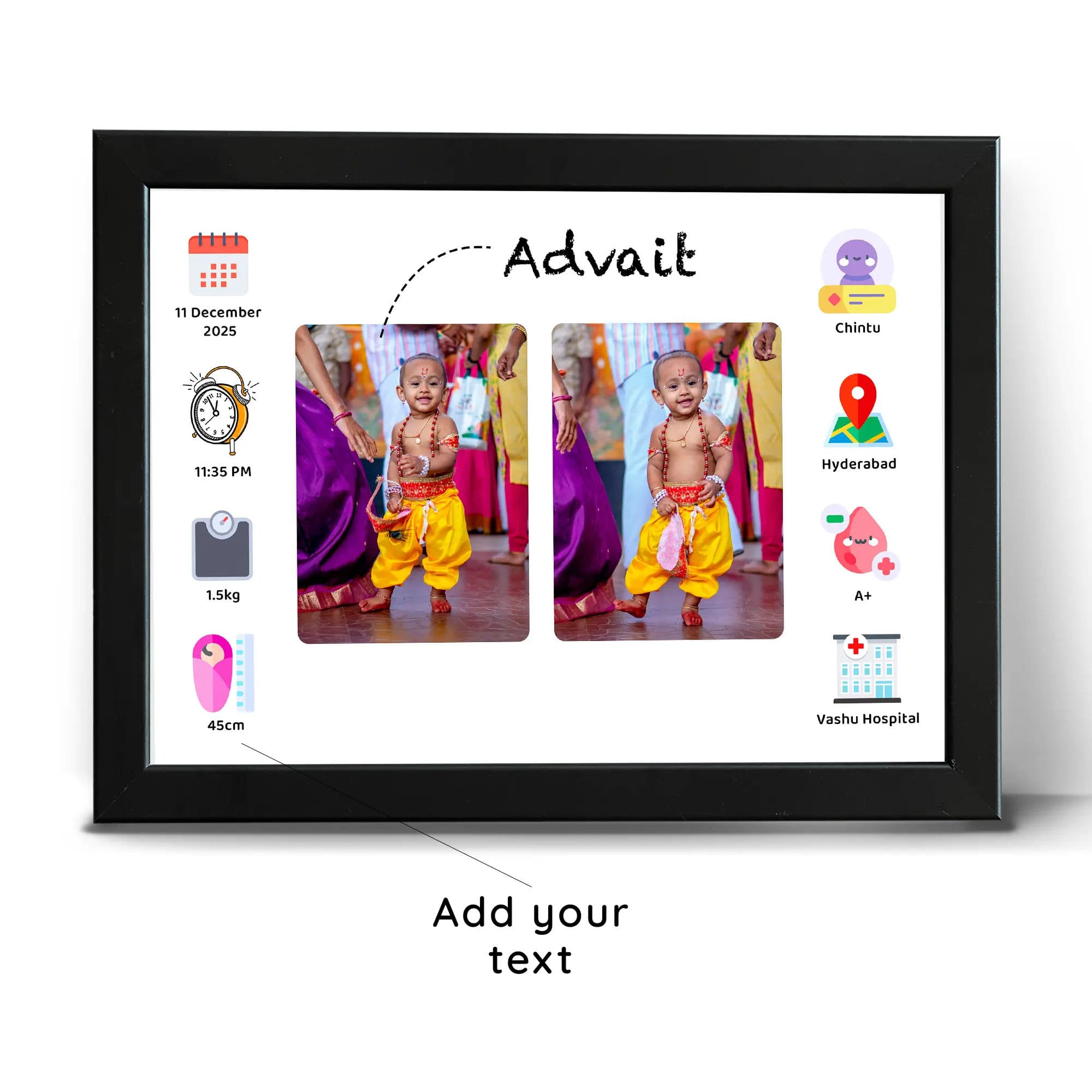 Baby Inforgraphic Frame - Image 3