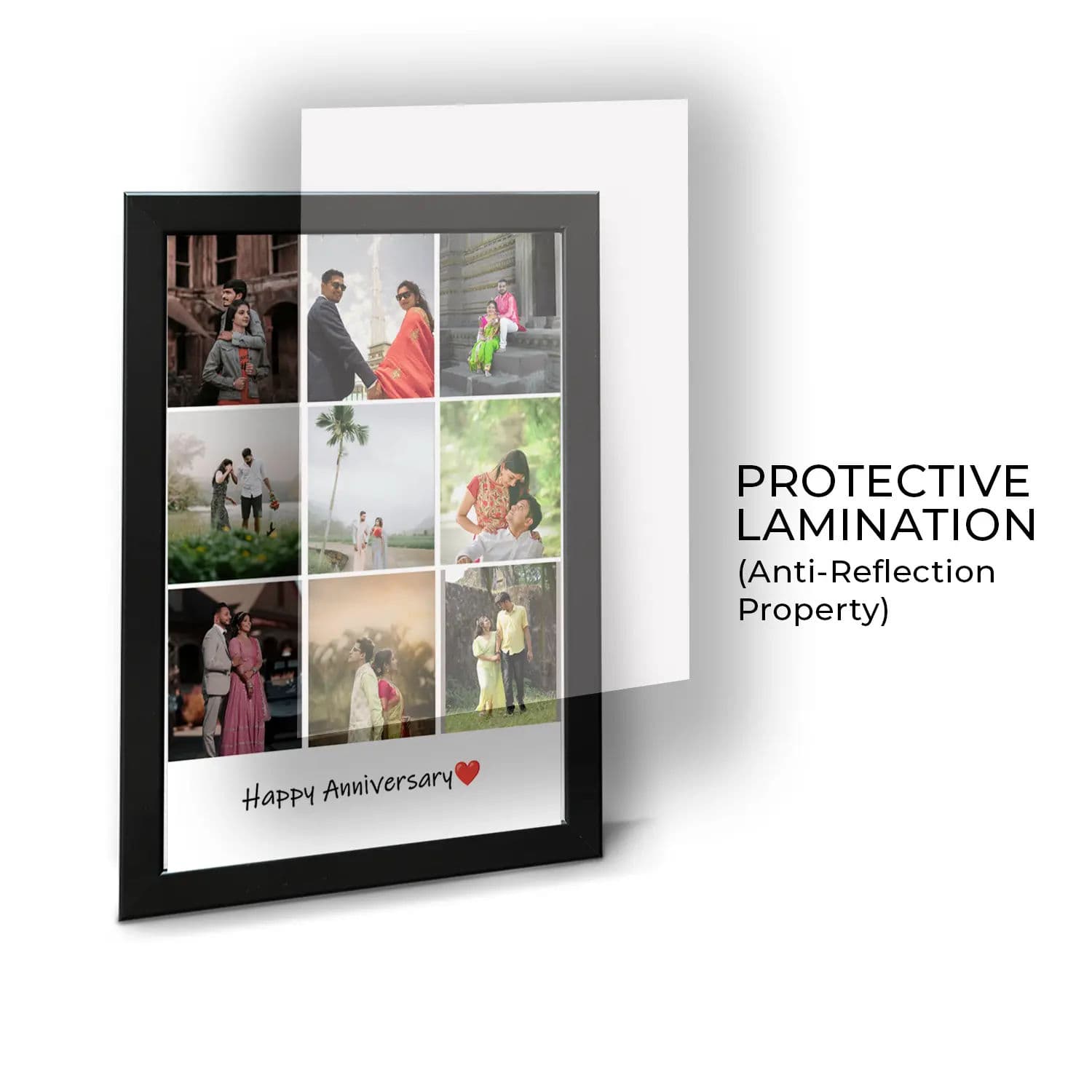 9 Pictures Collage Frame with Text - Image 5