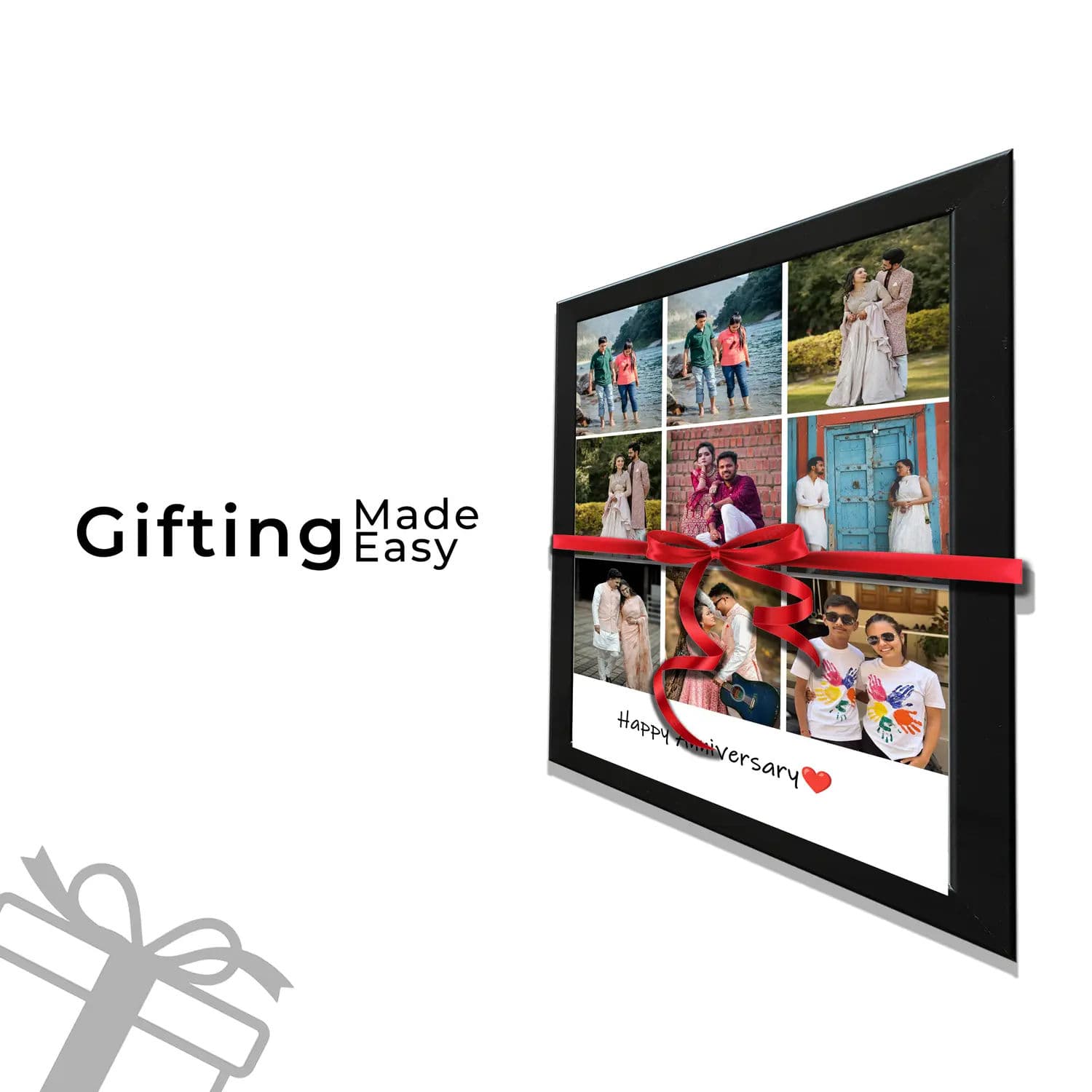 9 Pictures Collage Frame with Text - Image 4