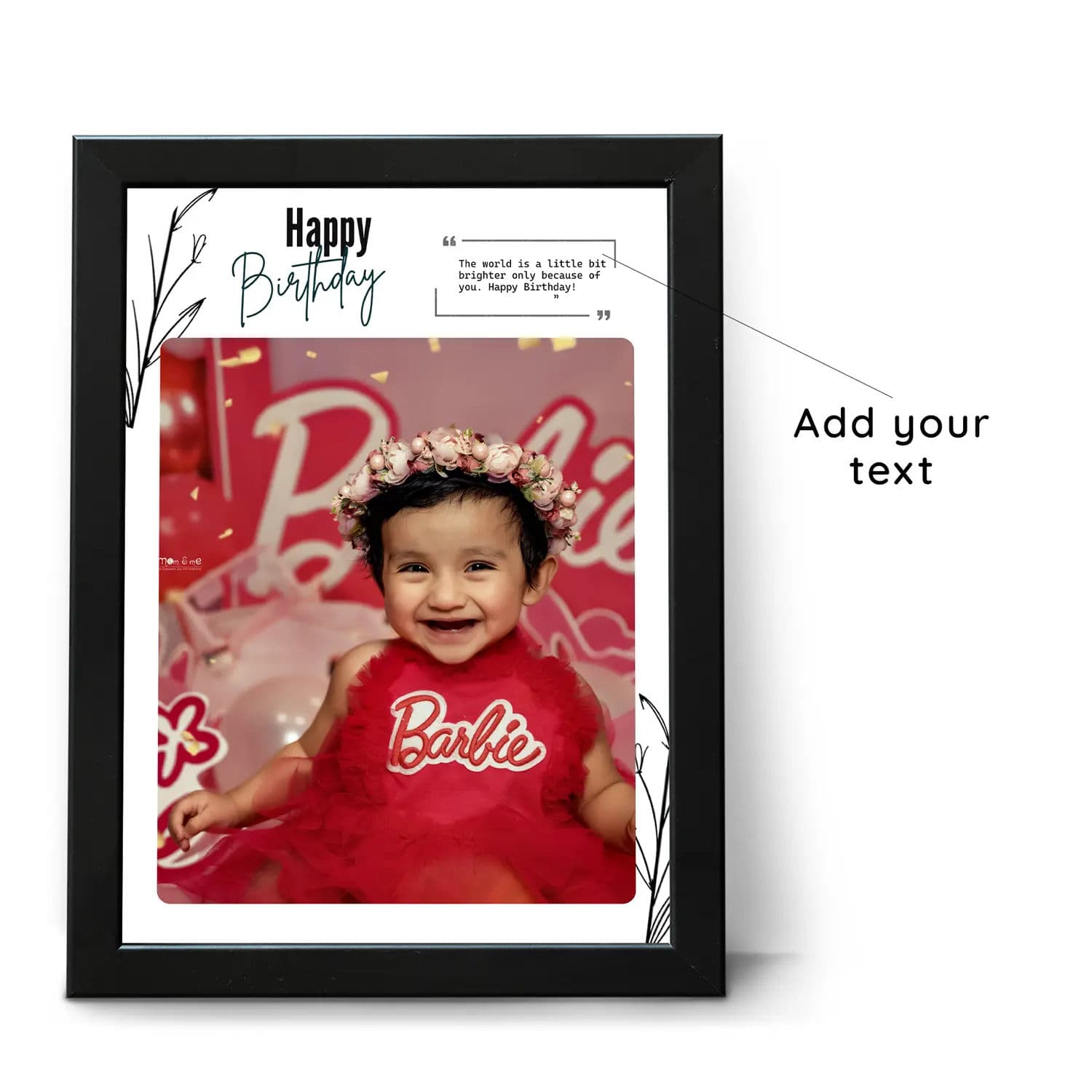 Birthday Frame with Custom Wishes - Image 3