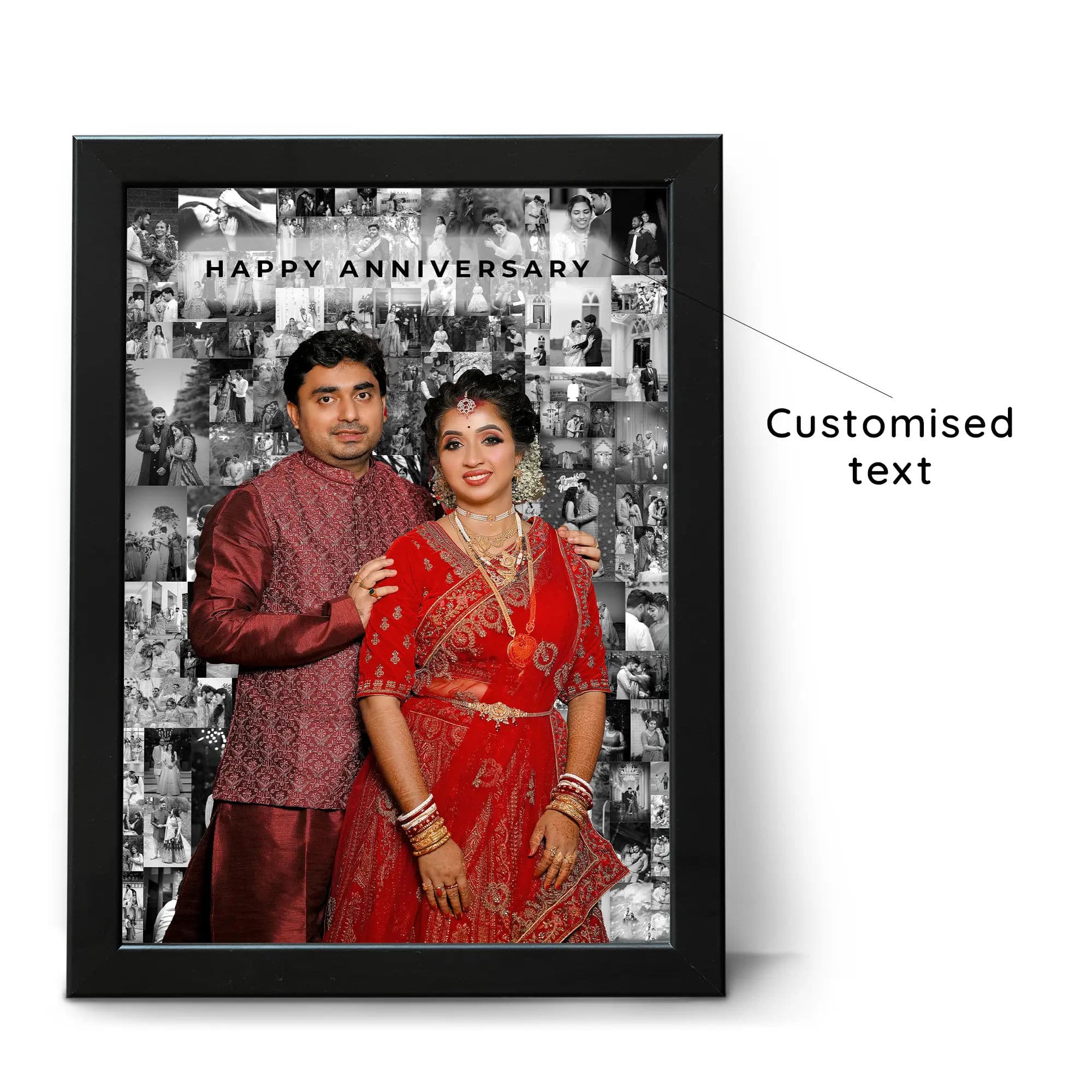 B/W Mosaic Photo Frame with Text - Image 6