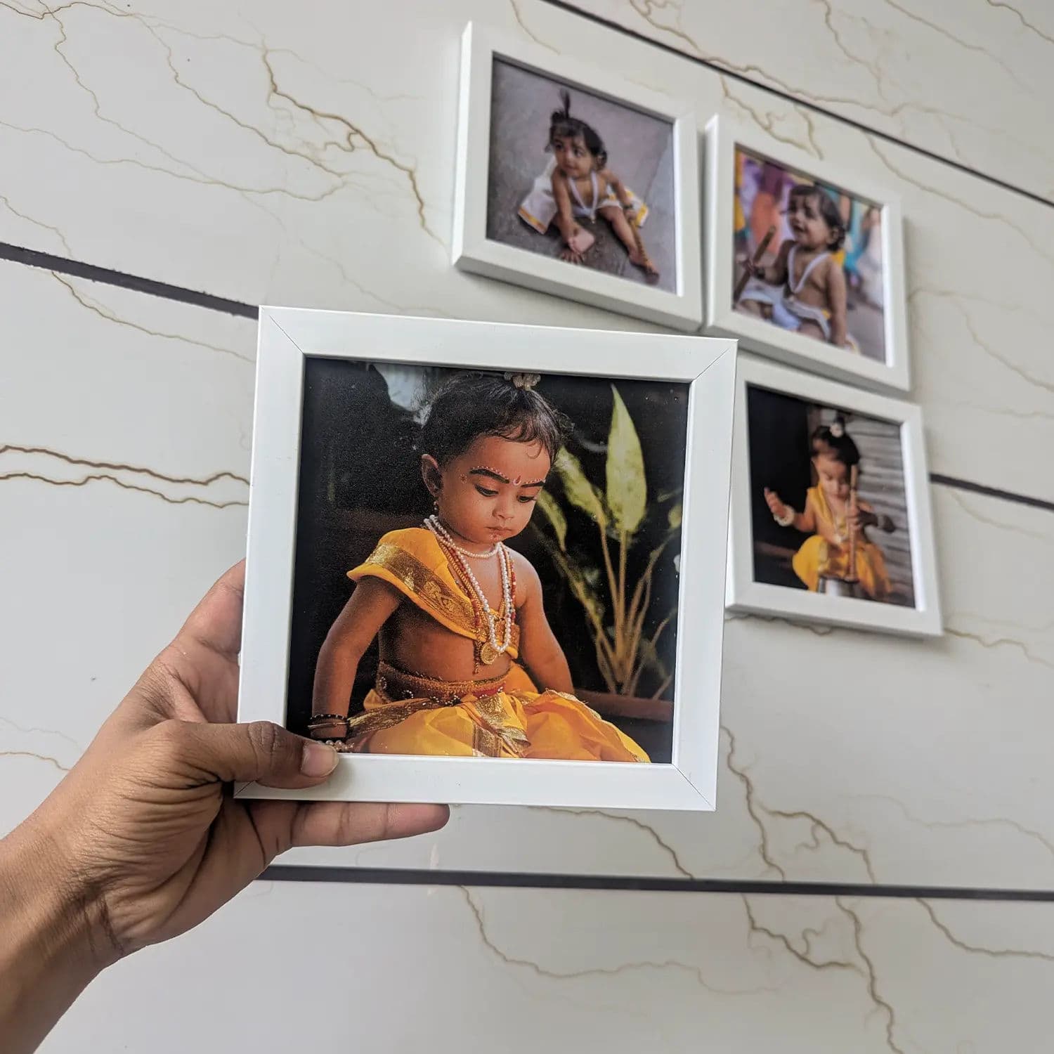 Set of 4 Square Wall Photo Collage Frames - Combo - Image 5