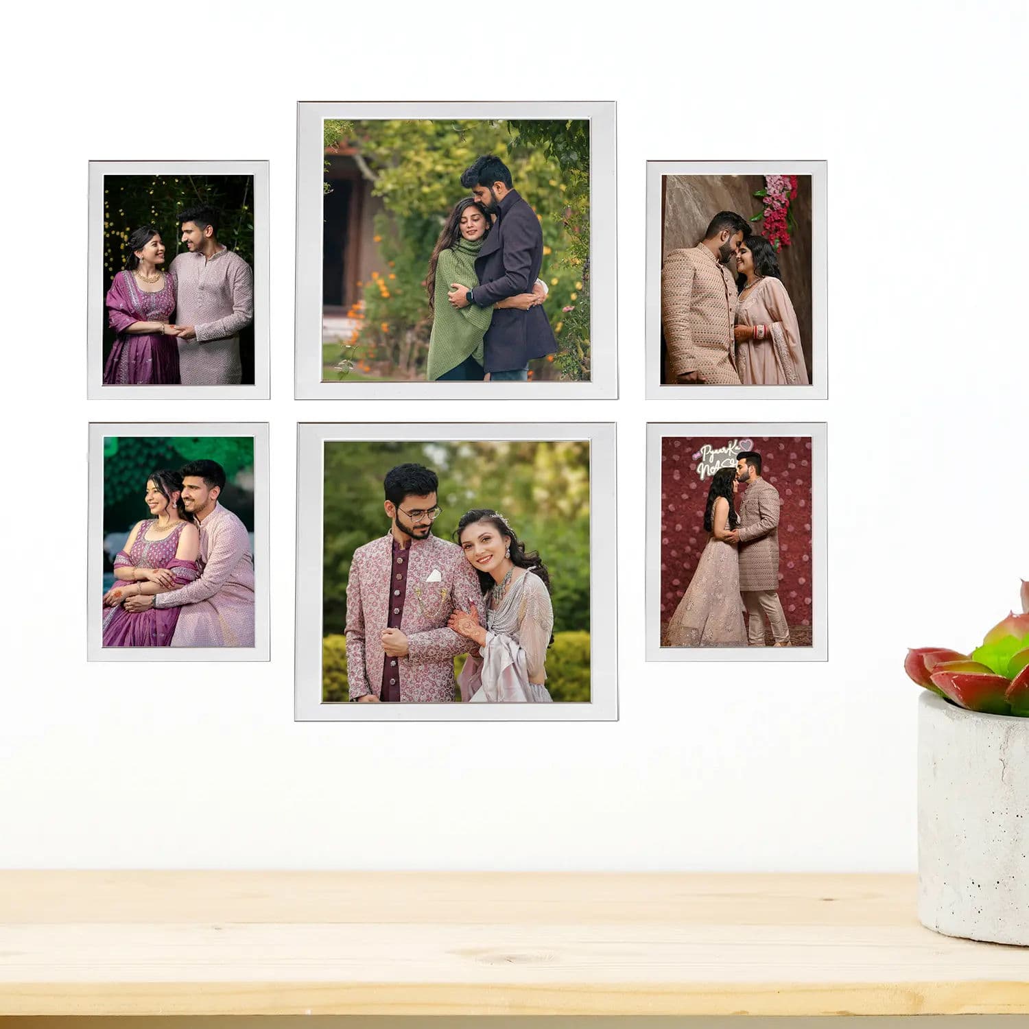 Set of 6 Wall Photo Collage Frames - Combo - Image 3